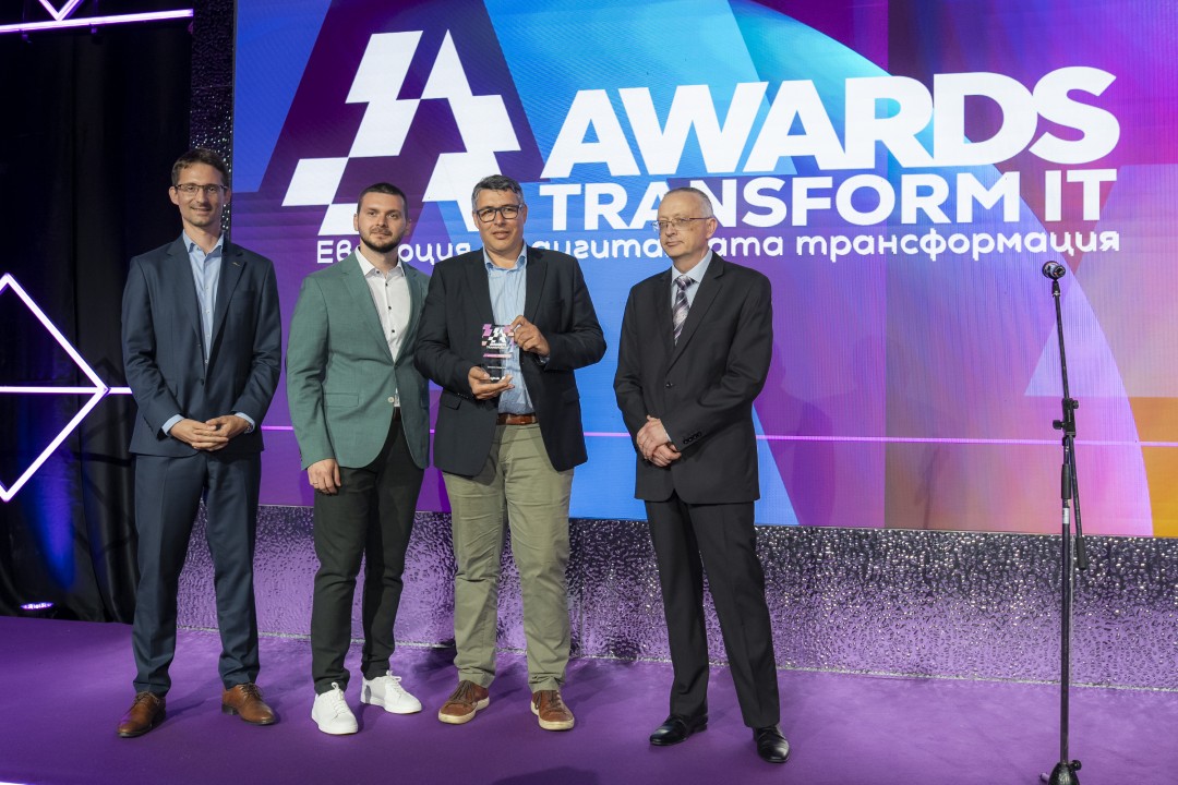 Доверие-Брико получиха специалната награда на журито на Transform IT Awards 2026