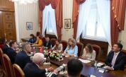 Йотова, Радев и Петрова се срещнаха с Хакан Фидан