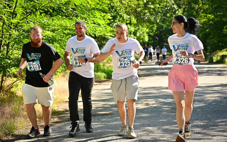Близо 250 служители се включиха в първото издание на Vivacom Run Fest
