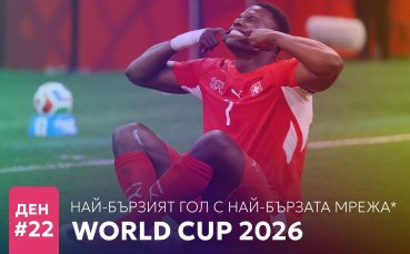 Ден 22: Най-бързият гол с най-бързата мрежа*