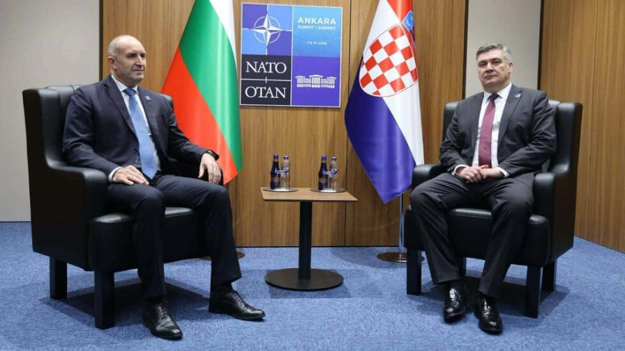 Румен Радев и Зоран Миланович обсъдиха сигурността и отбраната в рамките на срещата на върха на НАТО