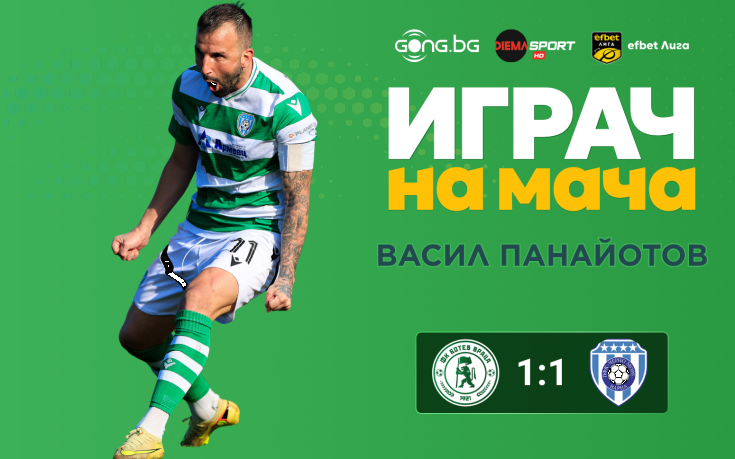 Ето кой е Играч на мача след Ботев Враца - Черно море
