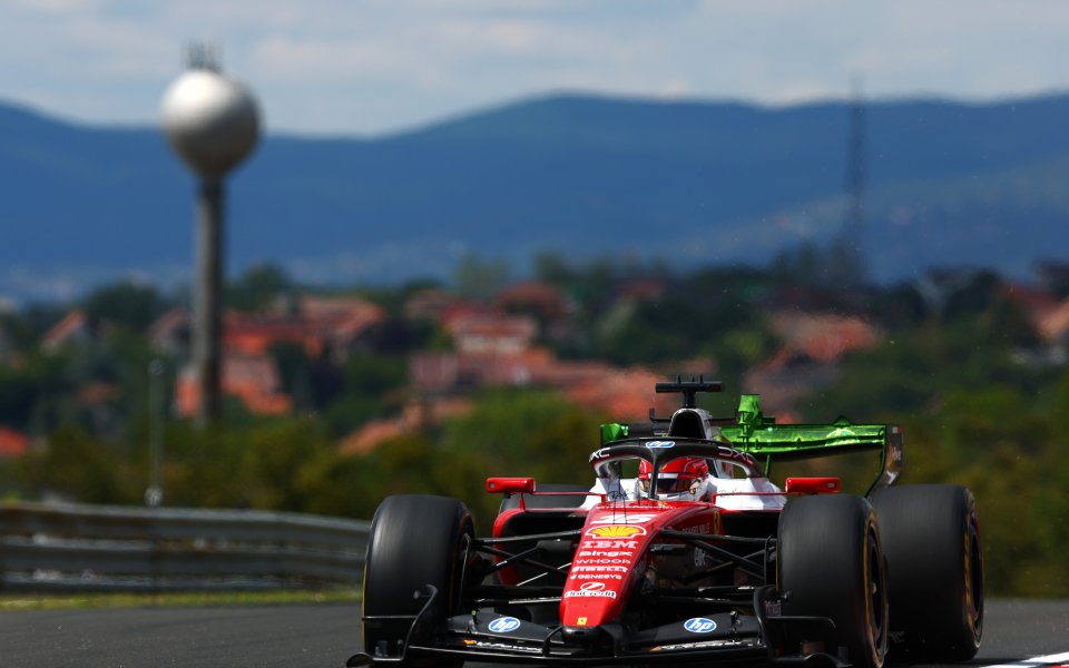 Leclerc sets the pace in first Hungaroring practice session