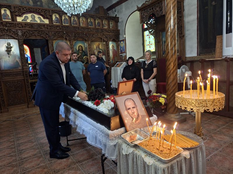 <p>Последно сбогом с Георги Кузев след побоя на Младежкия хълм.</p>