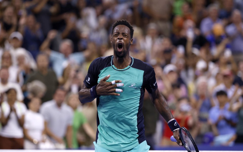 40-годишният Монфис прегази съперник на старта на последния си US Open
