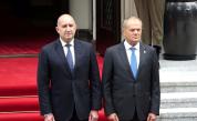 Румен Радев на посещение в Полша, разговаря с Доналд Туск