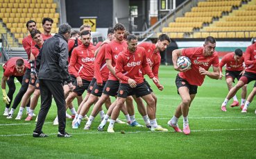 България с последна тренировка на „Колежа“ преди Люксембург (снимки)