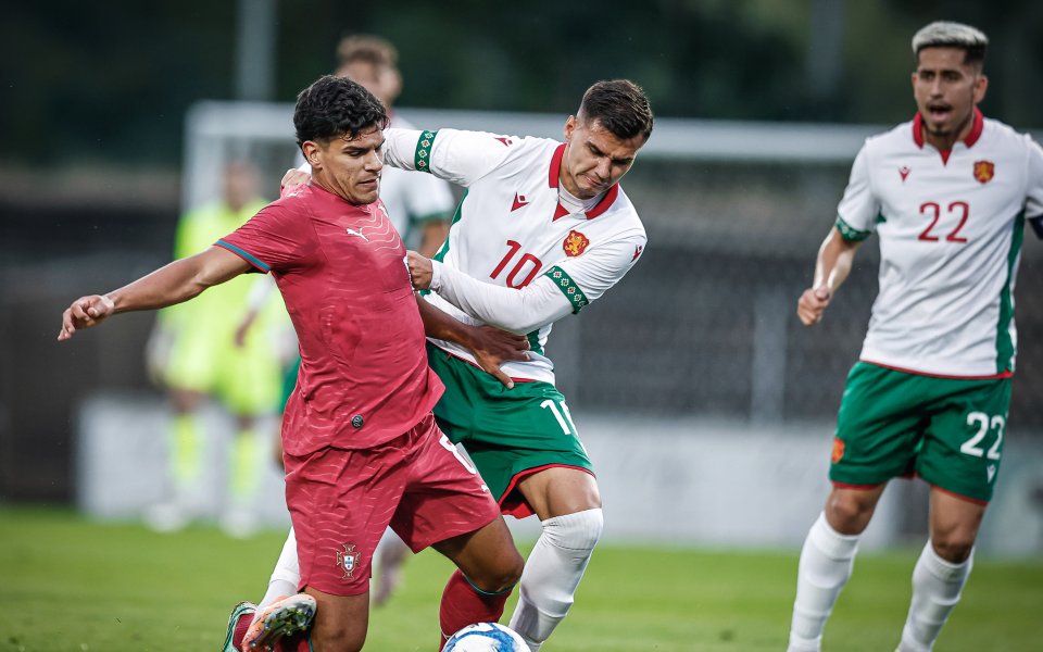 НА ЖИВО: България U21 2:1 Португалия U21, екстаз в Пазарджик