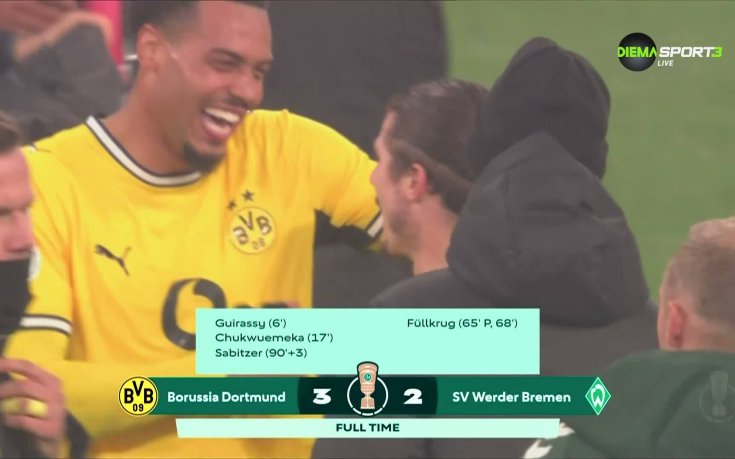 Борусия Дортмунд - Вердер Бремен 3:2 /репортаж/