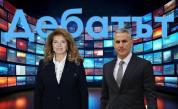 Илияна Йотова и Андрей Гюров в решаващ дебат преди балотажа
