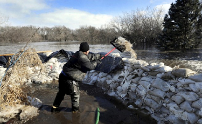 Исторически наводнения в Северна Дакота