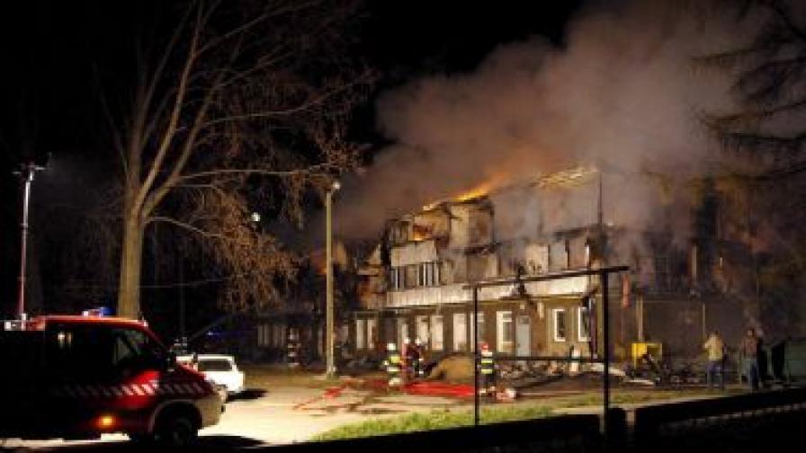21 жертви при пожар в социален дом в Полша