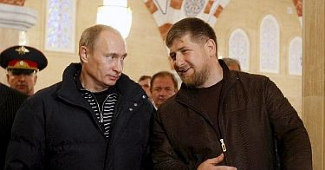 Рамзан Кадиров, своенравния лидер на руската южна Чеченска република, говори