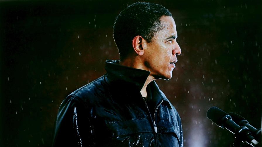 Тази снимка на Барак Обама, по това време още само кандидат-президент, донесе отличие за автора сиДеймън Уинтър от "Ню Йорк таймс"