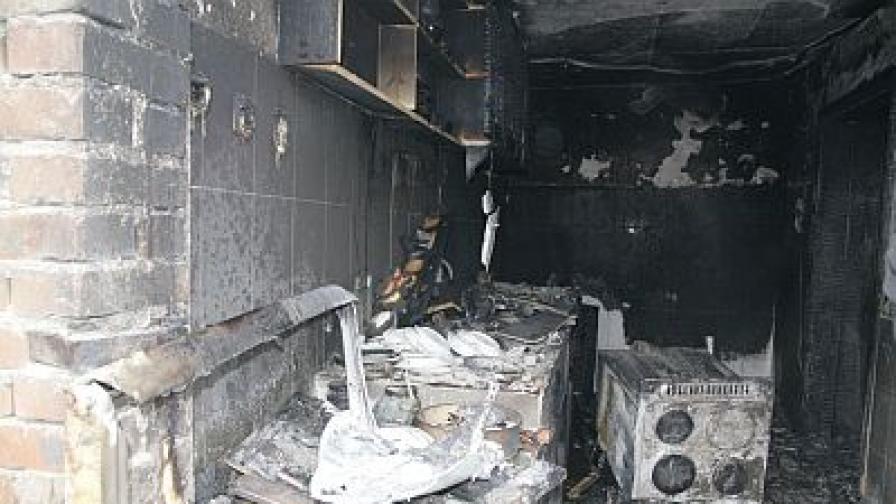 Газова бутилка избухна през януари т.г. в къща в с.Белозем, общ. Раковски
