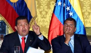 Уго Чавес и Рафаел Кореа