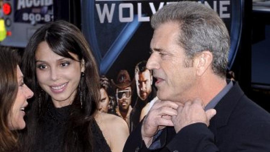 Мел Гибсън с Оксана на премиерата на четвъртия X-Men в Холивуд