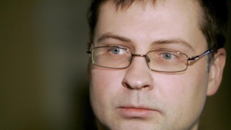 Латвийският премиер Валдис Домбровскис