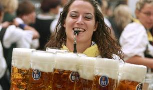 Обичайна гледка по време на Октоберфест в Мюнхен