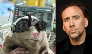 Никълъс Кейдж озвучава къртицата в премиерния 3D екшън "G-Force: Специален отряд"