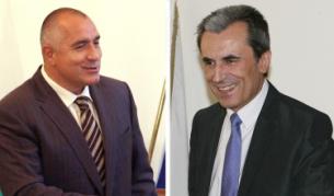 Бойко Борисов и бившият финансов министър Орешарски