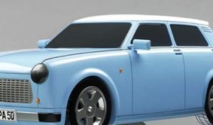 Показват електрически "Трабант" във Франкфурт