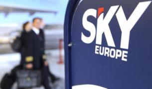 "СкайЮръп" обяви фалит и отмени всичките си полети