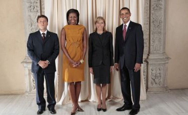 Външният министър Румяна Желева разговаря с президента Барак Обама