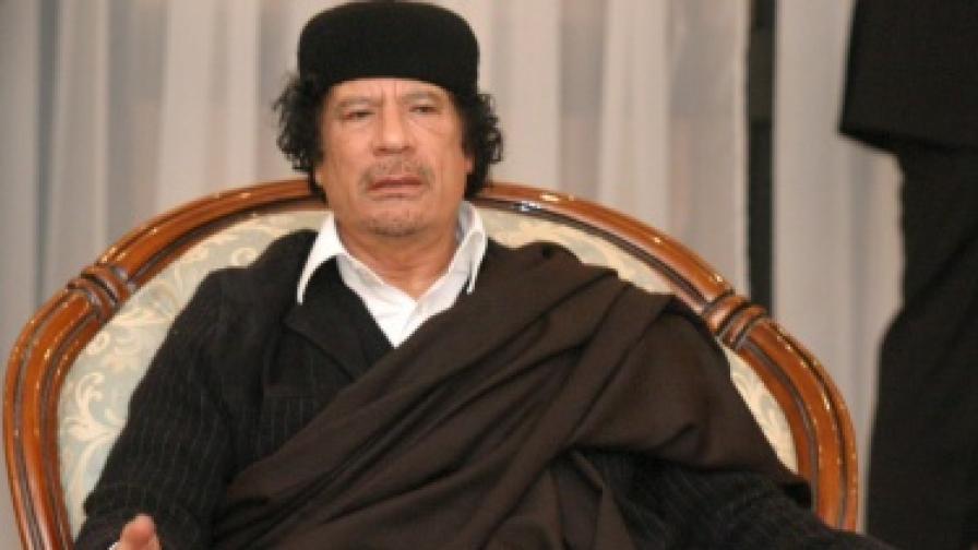 Либийският лидер Муамар Кадафи