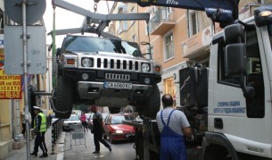 Глоба с фиш вместо "паяк" в София