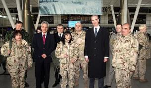 Екипът ни военни лекари заедно със зам-министър Марин Райков и френския посланик Етиен дьо Понсен