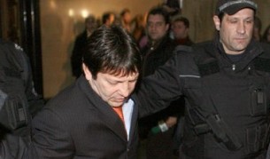 Красимир Маринов-Големия Маргин при влизането му в съда на заседанието през януари