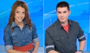 Водещите Вяра Деянова и Денислав Борисов<br />
