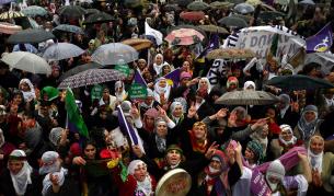 Демонстрация в Деня на жената