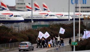 Стачката на кабинния персонал в "Бритиш еъруейз" е втората в рамките на 10 дни