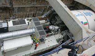 На 6 април започна да работи тунелопробивната машина за разширение на софийското метро