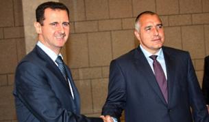 Сирийският президент Башар Асад и премиерът Бойко Борисов