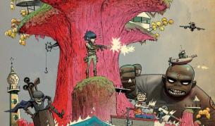 "Горилаз" са вокалистът 2D, басистът Мърдок Никълс, китаристката Нуудъл, която вече е киборг, и барабанистът Ръсел