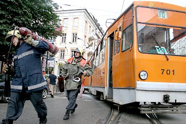 Трамвай се подпали в столицата