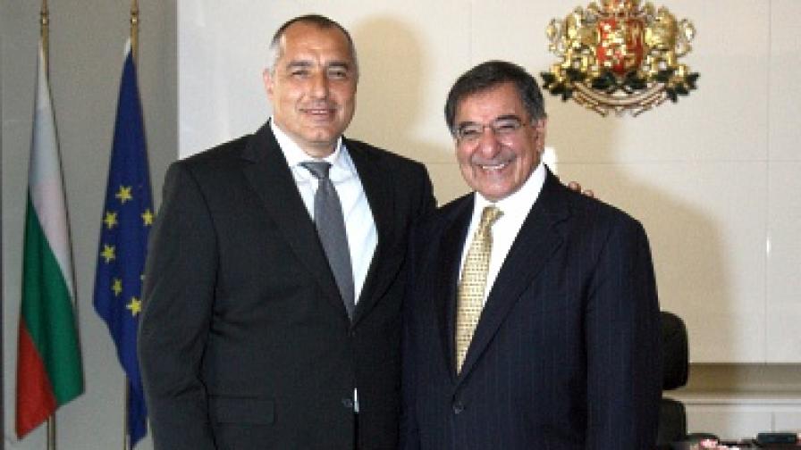 Премиерът Бойко Борисов с шефа на ЦРУ Леон Панета