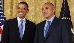 Американксият президент Обама и българският премиер Борисов на срещата в Прага