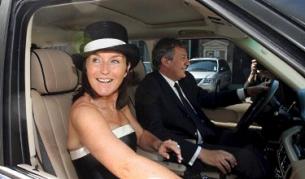 Сесилия с новия си съпруг