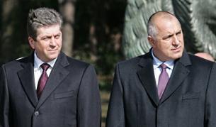Премиерът Бойко Борисов и президентът Георги Първанов
