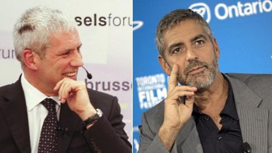 Сръбският президент Борис Тадичм прилича на Джордж Клуни по маниери