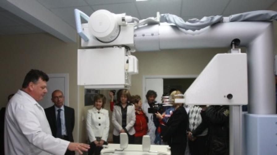 На 14 октомври м.г. беше открито обновеното отделение по образна диагностика в "СБАЛ по Онкология" в София