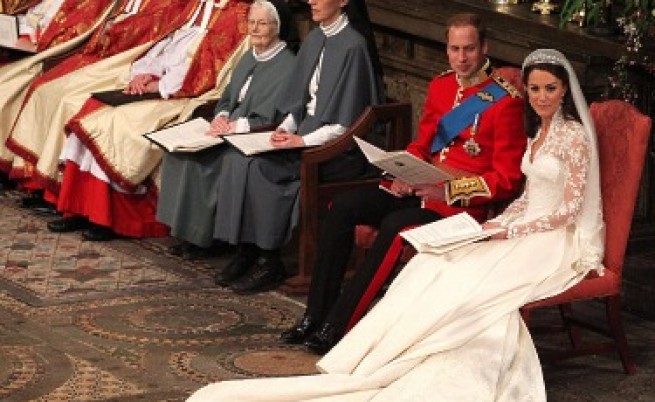 Принц Уилям и Кейт Мидълтън се врекоха във вечна вярност