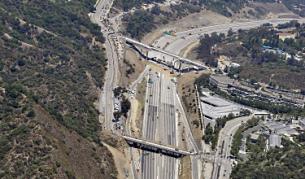 Частта от магистралата, която е затворена за ремонт