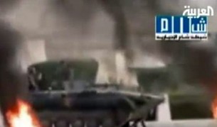 Кадър от репортажа на телевизия "Ал Арабия" за клането в Сирия