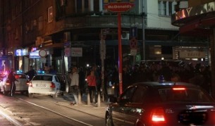 В целия център на София имаше засилено полицейско присъствие във вторник вечер