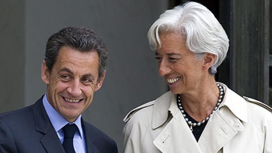 Саркози и Лагард – разговори и мълчание